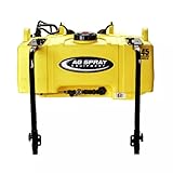 Ag Spray 45 Gallon UTV Sprayer with 12V Pump & Handgun – Heavy-Duty, Low-Profile Tank, 4.0 GPM, 45 PSI, Multi-Lid & 25 Ft Hose