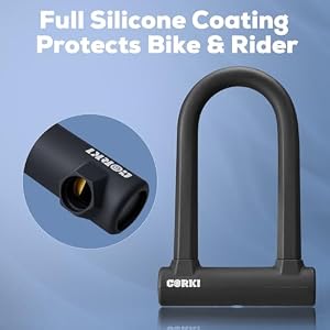 Corki Bike Lock Heavy Duty Anti Theft with 5ft Cable Bicycle U Lock — photo 4 of 6