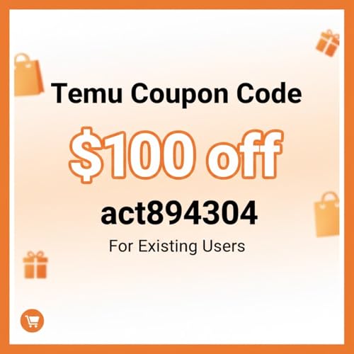 [MAX] Temu Coupon Code [[act894304]] $300 Off for New Users cover art