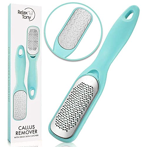 Callus Remover For Feet | Double-sided Pedicure Foot File Dead Skin Remover Γ’β¬β Foot Rasp for Exfoliation, Wet & Dry Feet - Scrubber for Smoothing & Softening Skin Callus Remover For Feet | Double-sided Pedicure Foot File Dead Skin Remover Γ’β¬β Foot Rasp for Exfoliation, Wet & Dry Feet - Scrubber for Smoothing & Softening Skin