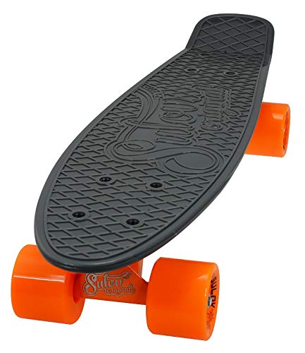 Sulov Penny Board Retro Venice, Color- Grey/Orange