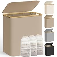 SoBuy BZR57-W Panier à Linge Sur Pied, Corbeille à Linge, Avec Étagère