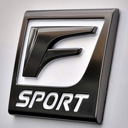 HGYYIO 3D Metal F-SPORT Car Stickers Logo Emblem Badge Decals Car Styling Decoration accessories for Frod A a (Color : 1)