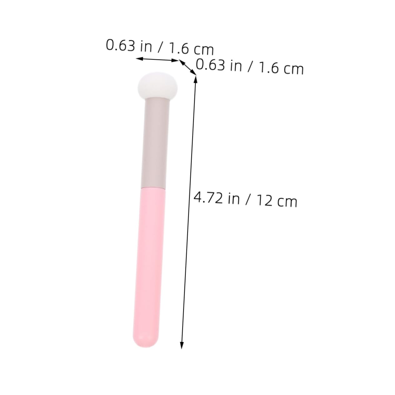 BIUDECO Mushroom Head Makeup Brush 6pcs Concealer Sponge Brush Set Makeup Sponges for Blending Blush Applicators