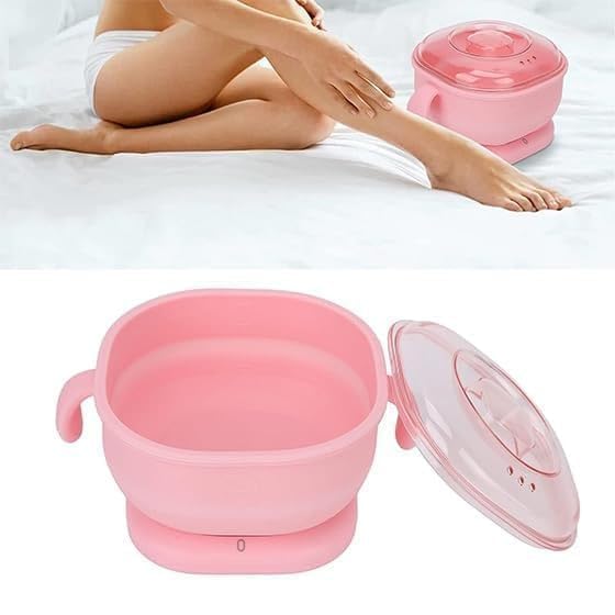 Sohansh Silicone Wax Heater | Portable and Easy-to-Use Electric Waxing Heater Machine Electric Hot Wax Warmer Machine | Wax Heater for Waxing for Women | Non-Stick Wax Warmer, 1 count 1