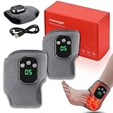Kaleluv 2026 Upgraded Foot Massager, Ankle Massager for Pain Relief, 3 in 1 Foot Massager for Neuropathy, 3 Vibration Modes & 5 Heat Levels, for All Ages Ankle Massage, Pain Relief (2PCS)