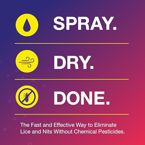 Image of Licefreee Spray! Head Lice Treatment for Adults and Kids - Includes Professional Metal Nit and Lice Comb, 6 Fluid Ounce