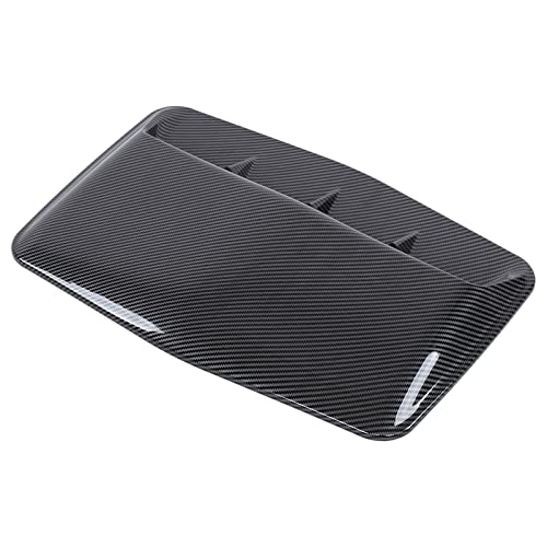 Couvercle décoratif de ventilation ABS style carbone pour capot de voiture universel Dioche