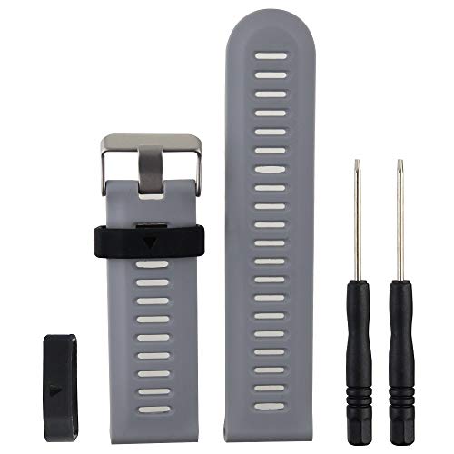 Replacement Band for Garmin Fenix 3 / Garmin Fenix 3 HR / Garmin Fenix 5x Fitness Smartwatch Accessories Watch Strap Band (Grey)
