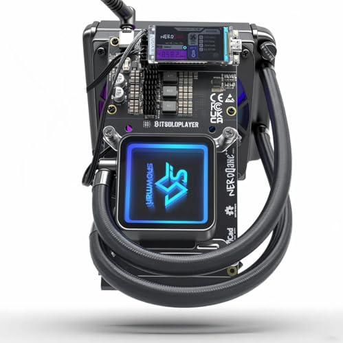 NerdQaxe++ Hydro Rev 6.1-6TH/s - Bitaxe 100W BTC Mining Bitcoin Asic Miner UK