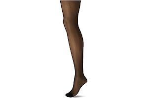 Women's Plus-Size Queen Silky Sheer Control Top Pantyhose