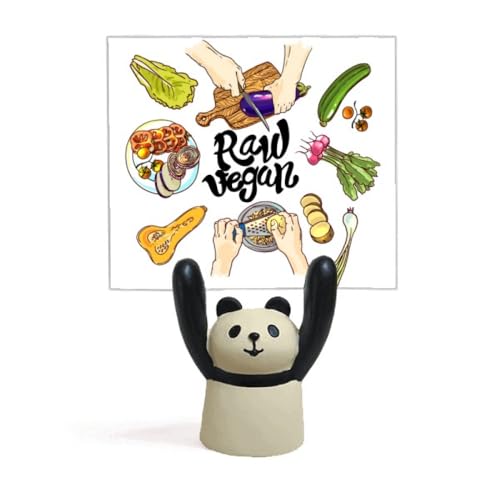 Support pour mémo en forme de tomate et panda idée cadeau originale