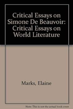 Hardcover Critical Essays on Simone De Beauvoir (Critical Essays on World Literature) Book