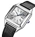 BESTKANG Fashion Retro Square Watches for Women Classic Roman Numeral Analog Quartz Wrist Watch