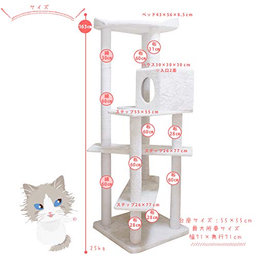 Amazon | Mauタワー プロムナード | Mau | キャットタワー 通販