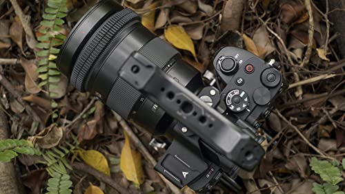 Image of Tilta Half Cage Pro Kit Compatible with Sony a7R V, with Mount Accessories via NATO, Cold Shoe and 1 /4 inch-20 Threads with Locating Pins | TA-T46-B (Black)