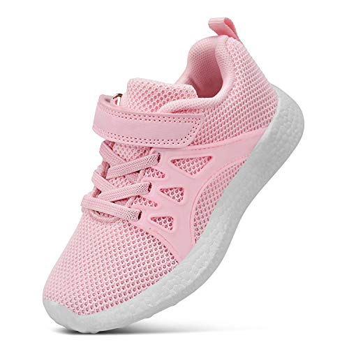 SouthBrothers Toddler Girls Running Shoes Slip On Lightweight Casual Walking Running Sneakers