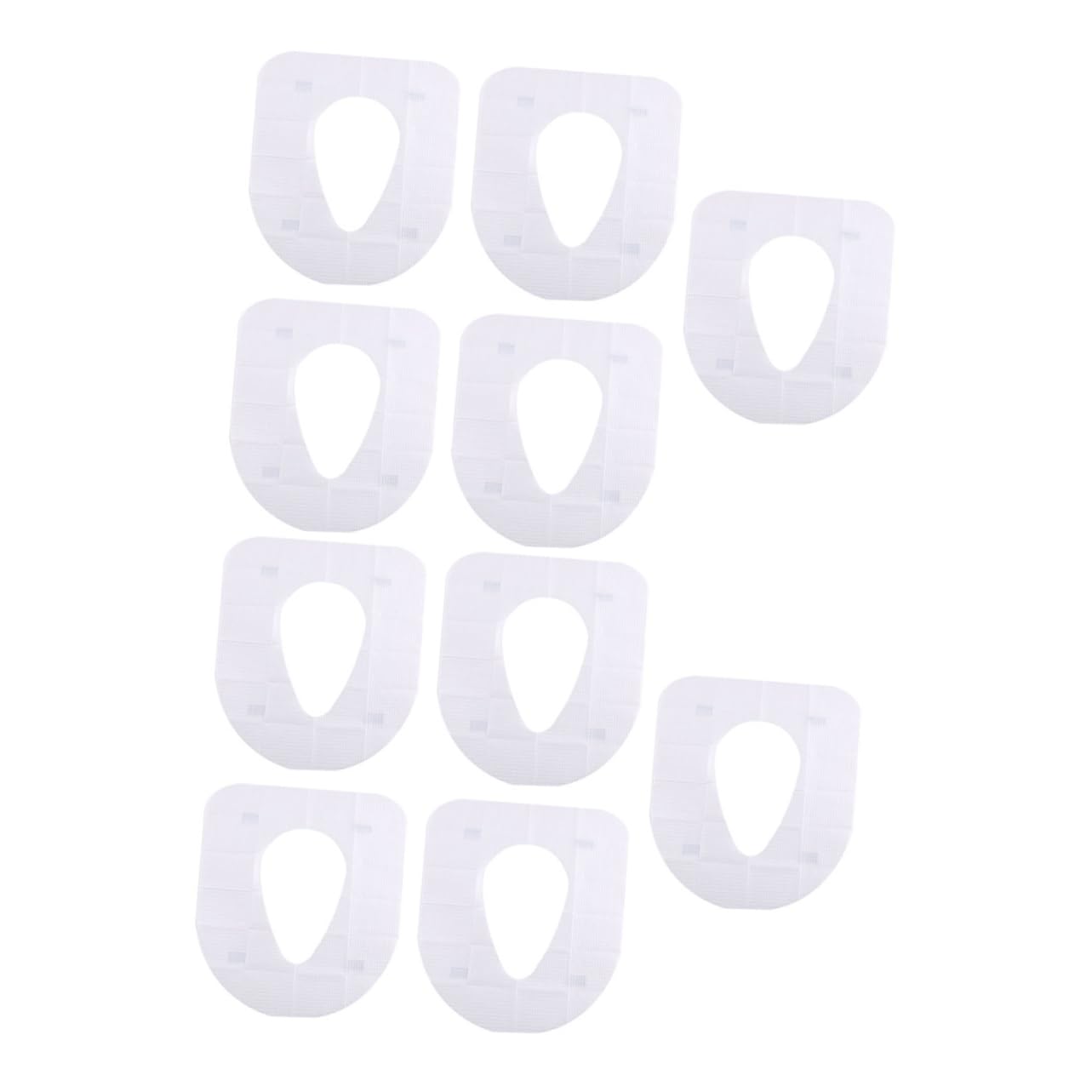 ifundom 30pcs Disposable Toilet Seat Covers Waterproof Adhesive Pad Sets for Adults Hospital and Travel