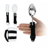 Adaptive Utensils Universal-Manschette besteck für parkinson hilfsmittel behinderte griffhilfe stift essbesteck greifhilfe senioren Utensilienhalter, Füttern, Arthriti Handschlaufen (3 Stück)