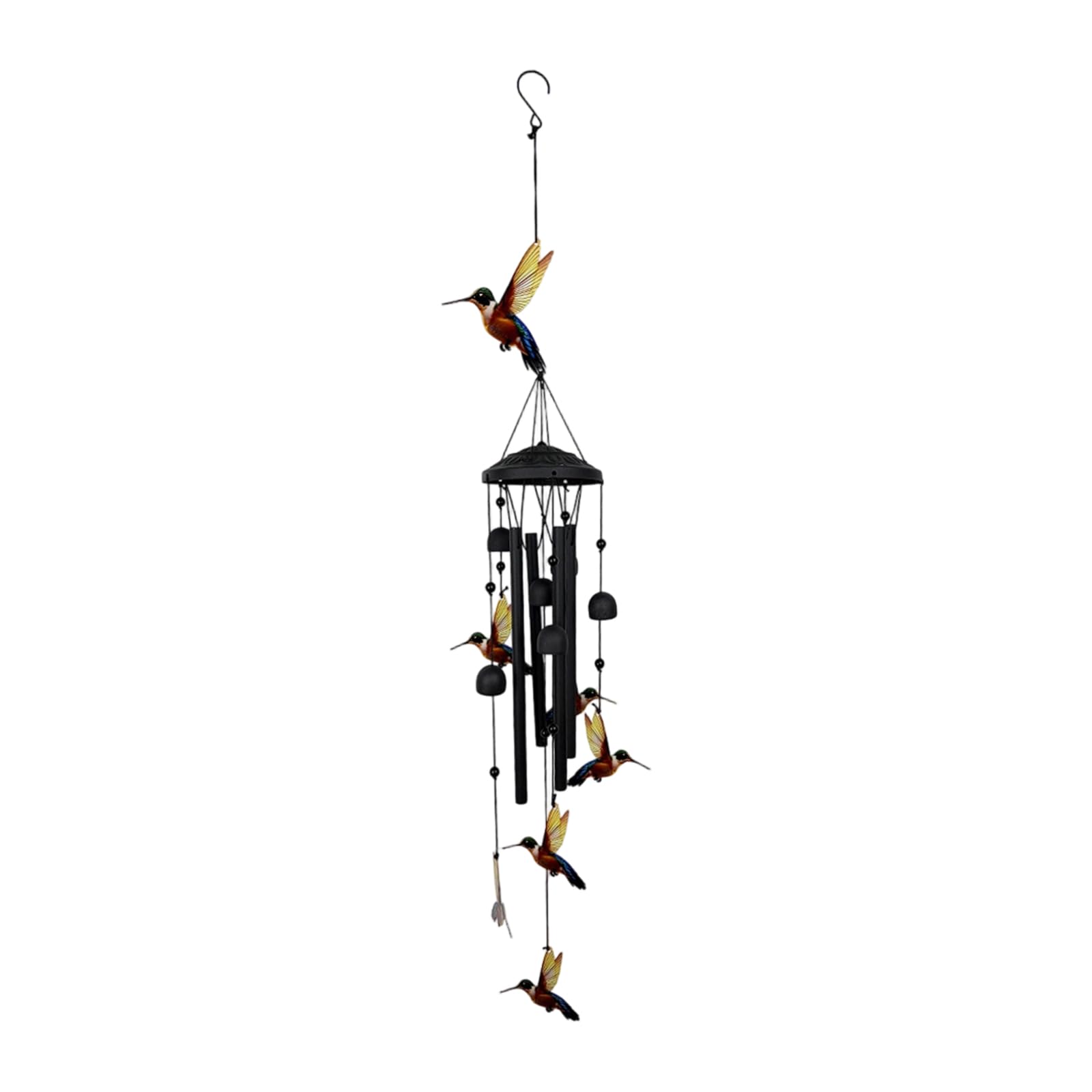 Mekalero Wind Chimes with Melodics Sound and Eye Catching Colorful Accent Decorative Hangings Ornament for Outdoor Outdoor Decorative Pendants