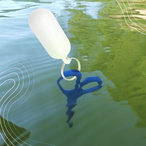 Litera flotante - marina flotante, llavero de impermeable | Accesorio para deportes acuáticos, dispositivo de flotación de seguridad brillante, cadena de llaves, , Se référer au - imagen 3