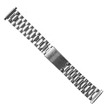 Dcasmo group Cinturino per Orologio in Acciaio Inossidabile Regolabile da 16 mm a 22 mm da Uomo compatibile con Rolex Tag Heuer New Old Stock 1980 1990 - Armis Sport Original Vintage - Strap Retro