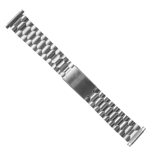 Bracelet de montre en acier inoxydable réglable 16-22mm compatible Tag Heuer et Rolex