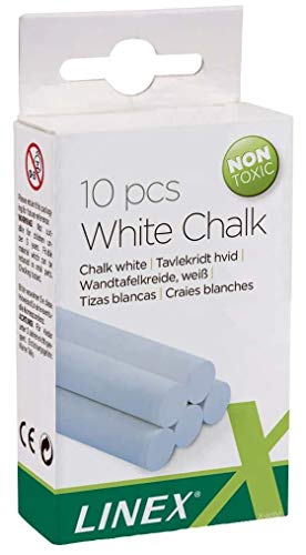 Preisvergleich Produktbild Linex Tafelkreide weiß, 10 Stück