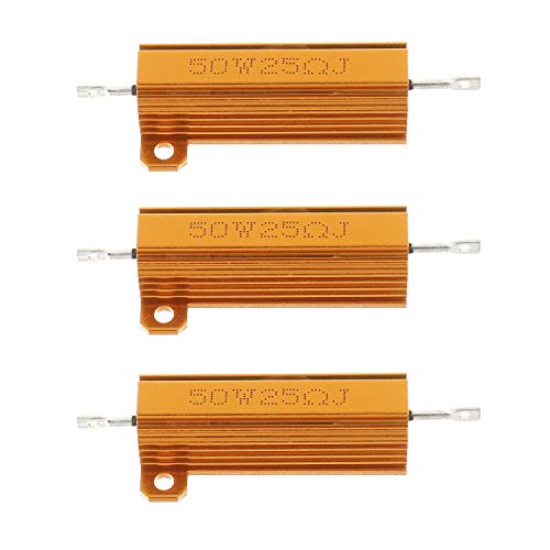 BOJACK 50W 25 Ohm Resistor (3-Pack)