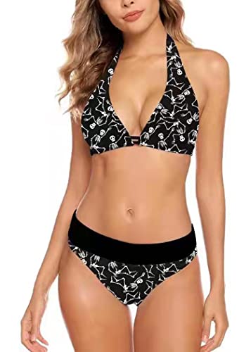 Aidotop Damen Bikini Set Triangel Badeanzug Strand Ties Zweiteiliger Bademode Bikinihose(Ku,L) Aidotop Damen Bikini Set Triangel Badeanzug Strand Ties Zweiteiliger Bademode Bikinihose(Ku,L)
