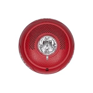 SYSTEM SENSOR SPSCRL-BP10 – Speaker/Strobe, Red, Bulk Pack of 10 Units