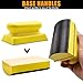 VIBRATITE 9 PCS Contoured Profile Hand Sanding Block, 4 Inch Hand Sander Block Interchangeable Assorted Convex & Concave Shapes with 45 Sheet Assortment Sandpaper for Auto Body, Woodworking, Furniture
