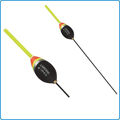 Colmic Flotteurs de Pêche Flotteur Nizza Pré-Plombé 1 g Bouchons Coup Mer Truite Carpe Quille Carbone Fibre de Verre Antenne Balsa Cover