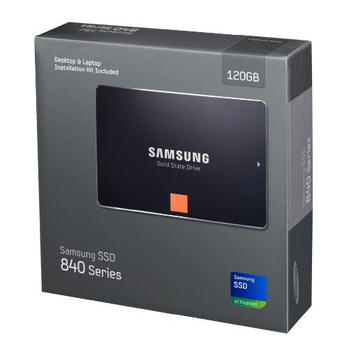 120GB - Samsung 840 Series Solid State Drive (SSD) with Desktop and Notebook