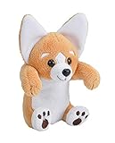WILD REPUBLIC Screen Grabber, Corgi, Five Inches, Gift for Kids, Plush Toy, Fill is Spun Recycled Water Bottles, Laptop Accessory, Privacy Camera Cover (25468)