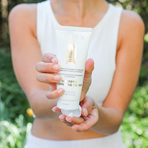 Skin&Co Truffle Therapy Whipped Cleansing Cream, Whipped Polishing Cleansing Cream With Truffle Extract, Vegan, Bpa Free, Gmo Free, Gluten Free, Paraben Free, Organic Farming #TOP3
