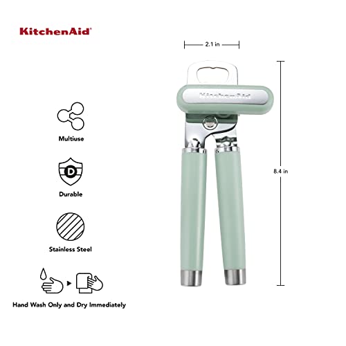 KitchenAid Abridor de latas multifunções Gourmet, 21 cm, pistache