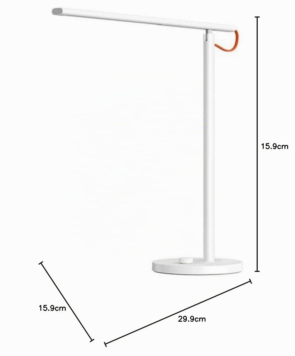 Xiaomi Mi Smart LED Desk Lamp 1S Schreibtischlampe mit iOS/Android App Anbindung (Dimmbar, Lichtfarbe Kalt- bis Warmweiß wählbar, 9 Watt, 30-520 Lumen, 2600-5000 Kelvin, Unterstützt Sprachassistenten)
