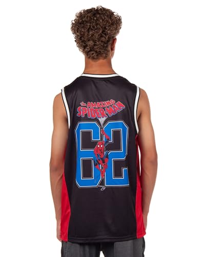Marvel Spider-Man Basketball Jersey Men's Protector of New York Athletic Gym Tank Top4