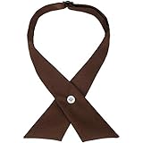 Adjustable Criss-Cross Bowtie School Uniform Pre Tied Bows for Women/Girls