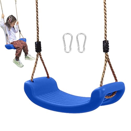 Asiento de para niños, asiento antideslizante para exteriores, juguete interactivo para padres e hijos, cuerda de alta ajuste, fácil montaje, patio trasero, jardín de infantes, color: (rojo