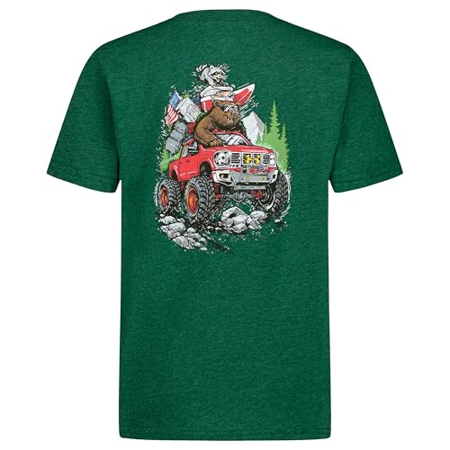 Image of Under Armour Boys' Short Sleeve Graphic T-Shirt, Soft & Comfortable, Outdoor Collection