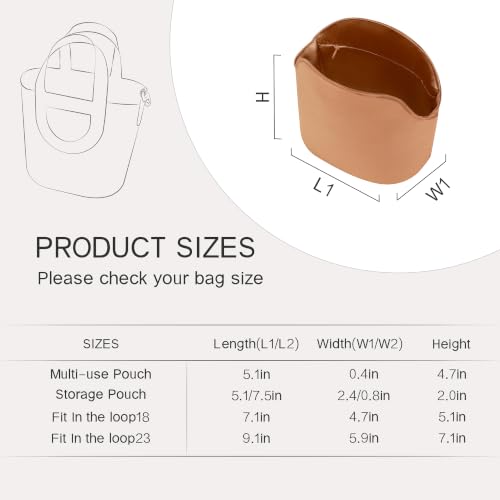 Image of Fits for In the loop Bag Insert Organizer For Hermes(18,Gold)
