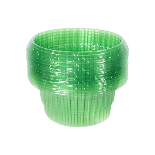 Schneckenschutzringe 12er Set Ø 20 cm Transparenter Schneckenkragen aus recyceltem Kunststoff Effektive Schneckenabwehr für Gemüsebeet Hochbeet und Garten Wiederverwendbar und Wetterfest
