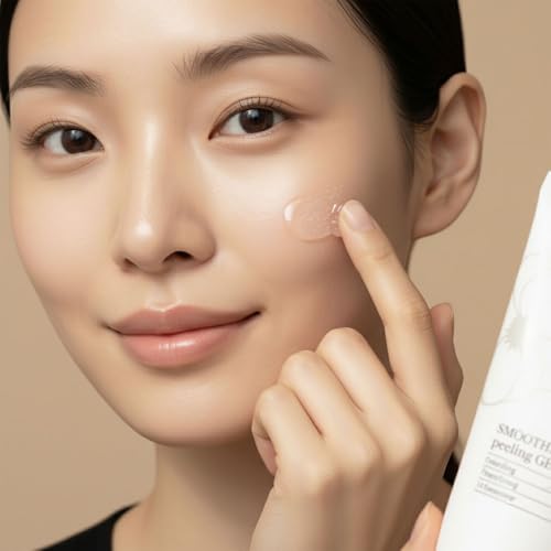Gommage visage doux coréen pour retrouver une texture de peau lisse
