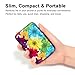 Kaabao Credit Card Holder, Metal Card Wallet RFID Blocking Mini Slim Aluminum Business Hard Card Case for Women Men (Motley Floral)
