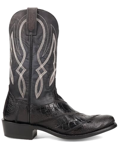 Dan Post Men's Exotic Ostrich Leg Western Boot Square Toe - Dps11192