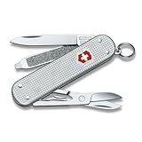 VICTORINOX(ビクトリノックス) クラシック SD ALOX スイス・アーミーナイフ 多機能 ナイフ アウトドア キャンプ はさみ マイナスドライバー付き つめやすり搭載 5機能を搭載したスイス製マルチツール 小型 コンパクト 軽量 【国内正規品】 0.6221.26