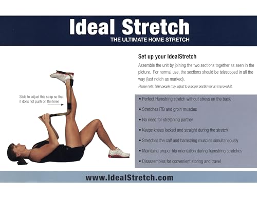 IdealStretch - Original Patented – Hamstring Stretcher, Lower Back Stretcher, Hip Stretcher, & Calf Stretcher - Pain Relief & Leg Stretcher by IdealStretch - Image 8