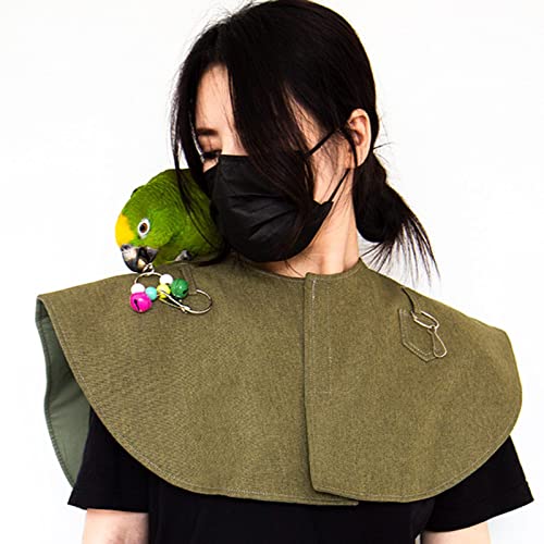 Protection pour oiseaux d'épaule de qualité supérieure, coussinet vert durable - 6